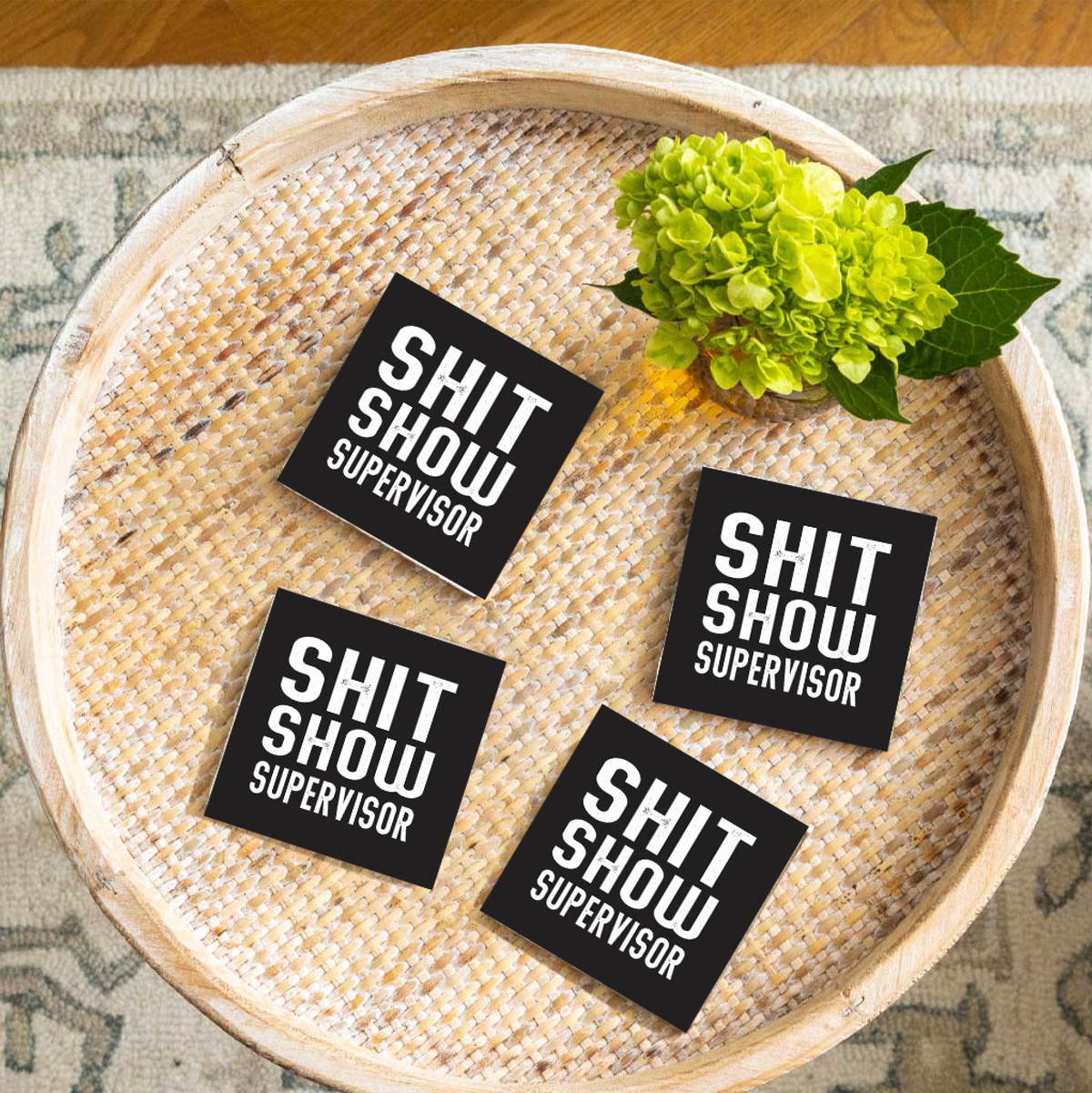Shit Show Supervisor Coaster Set
