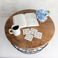 Striped Oars Coaster Set