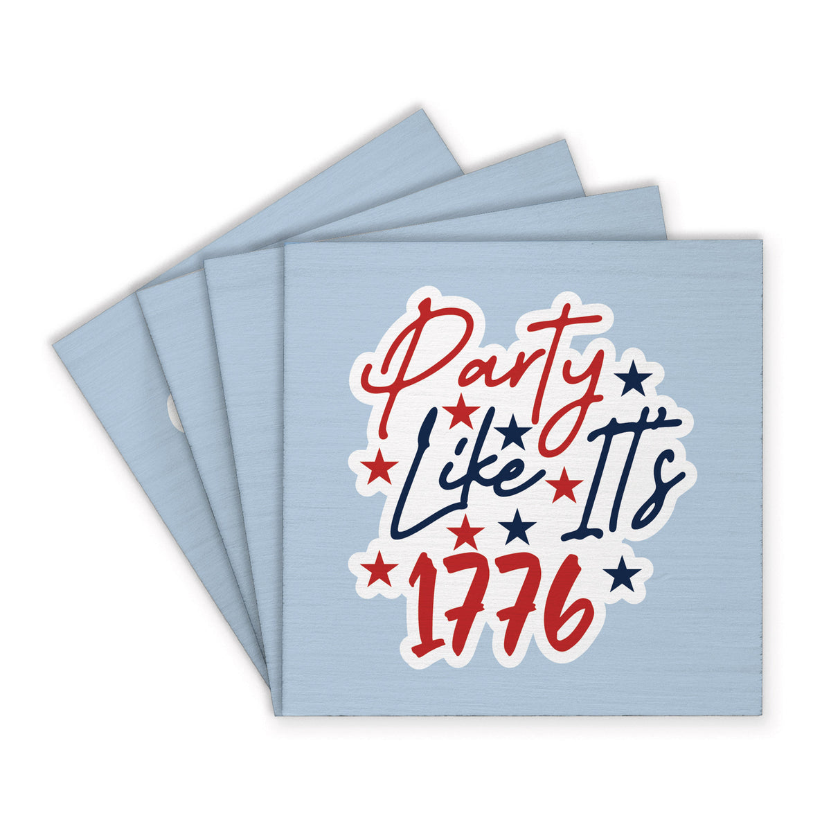 Party Like It's 1776 Coaster Set