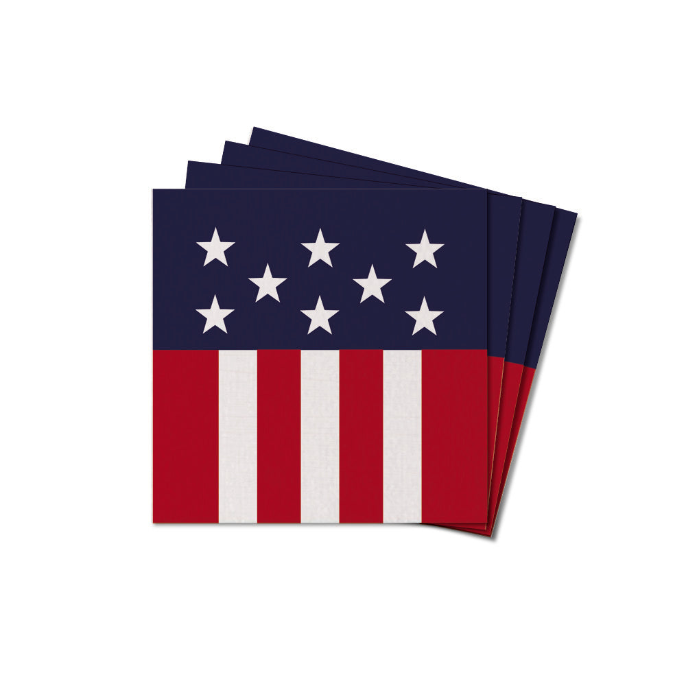 Rustic Flag Coaster Set
