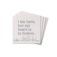 My Heart Is In Boston Coaster Set
