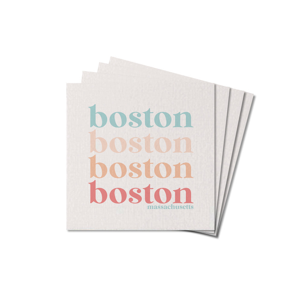 Boston Pastel Coaster Set