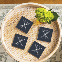 Skis Coaster Set