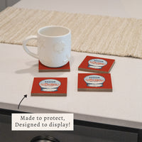 Boston Snow Globe Coaster Set