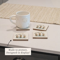Gull Trio Personalized Coaster Set