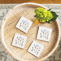 Snow Sport Harmony Personalized Coaster Set