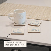 Anchor Personalized Coaster Set