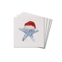 Santa Starfish Coaster Set