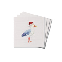 Santa Seagull Coaster Set
