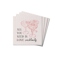 All You Need Is Cocktails Coaster Set