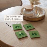 Just Here For The Beer Coaster Set