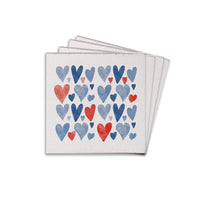 American Hearts Coaster Set