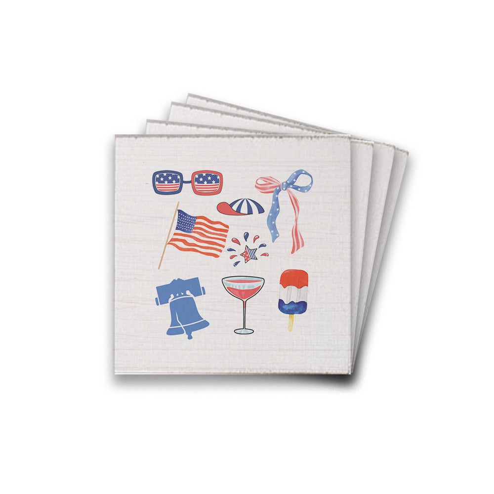 Philly American Icons Coaster Set