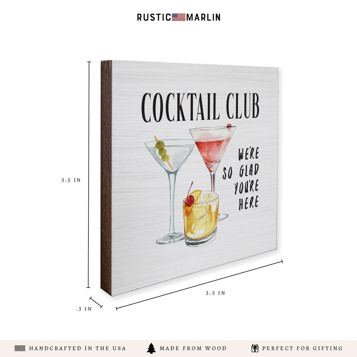 Cocktail Club Coaster Set