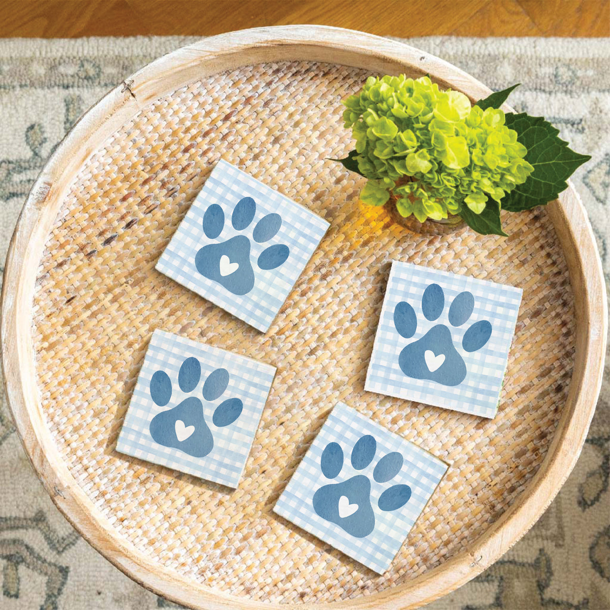 Welcome Paws Coaster Set