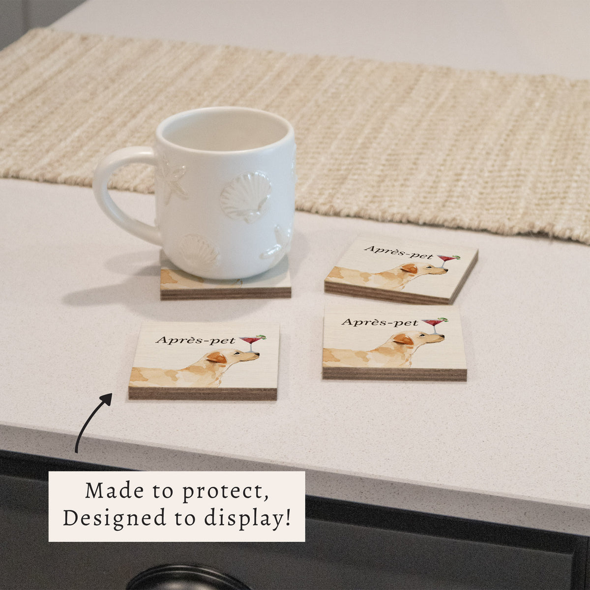 Apres Pet Dog Coaster Set