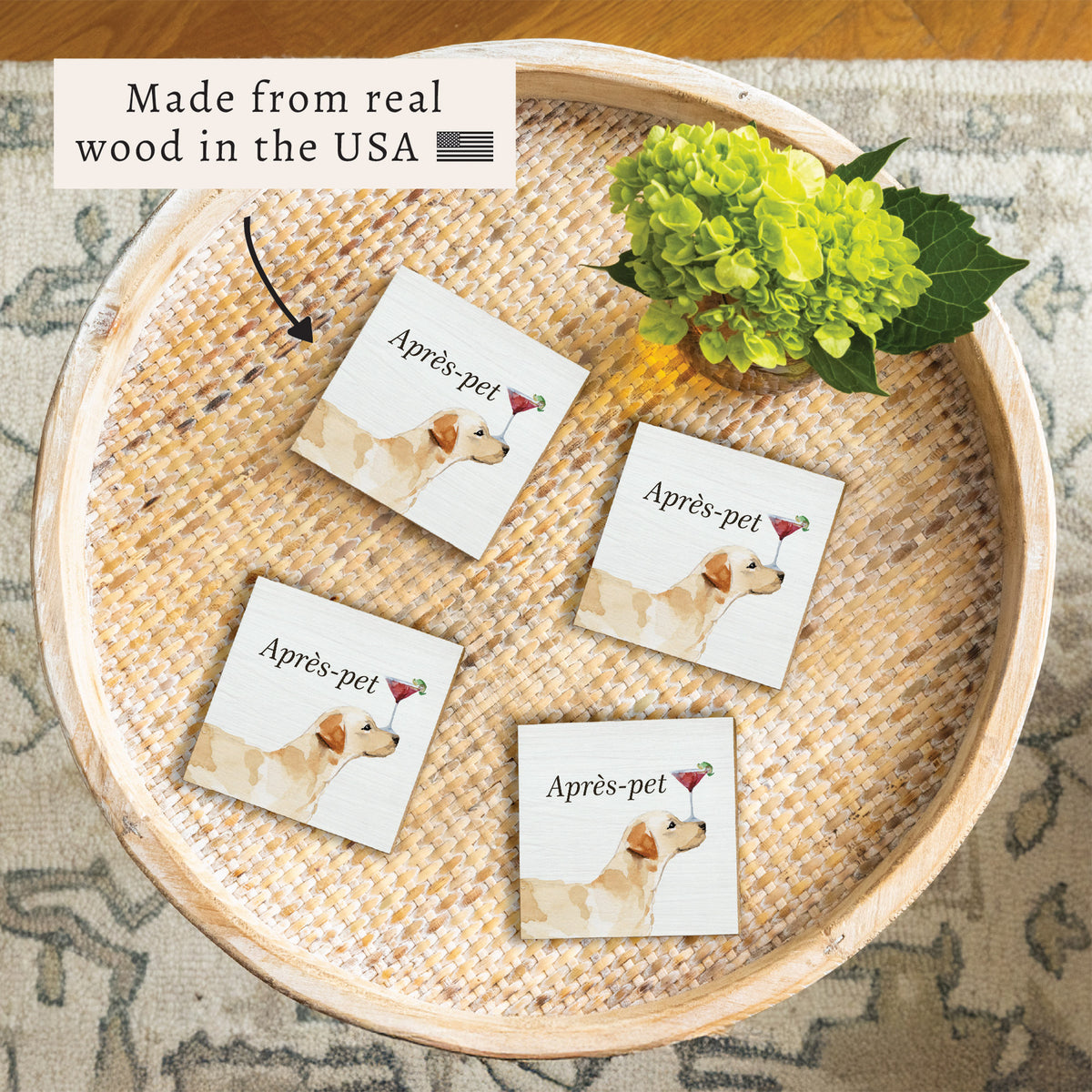 Apres Pet Dog Coaster Set
