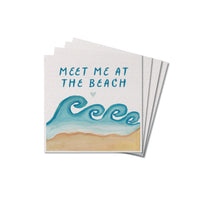 Beach Waves Coaster Set