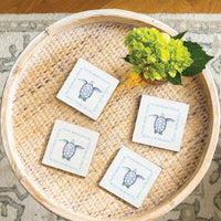 Sea Turtle Coaster Set