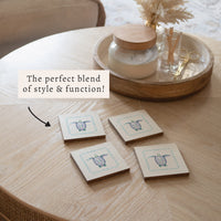 Sea Turtle Coaster Set