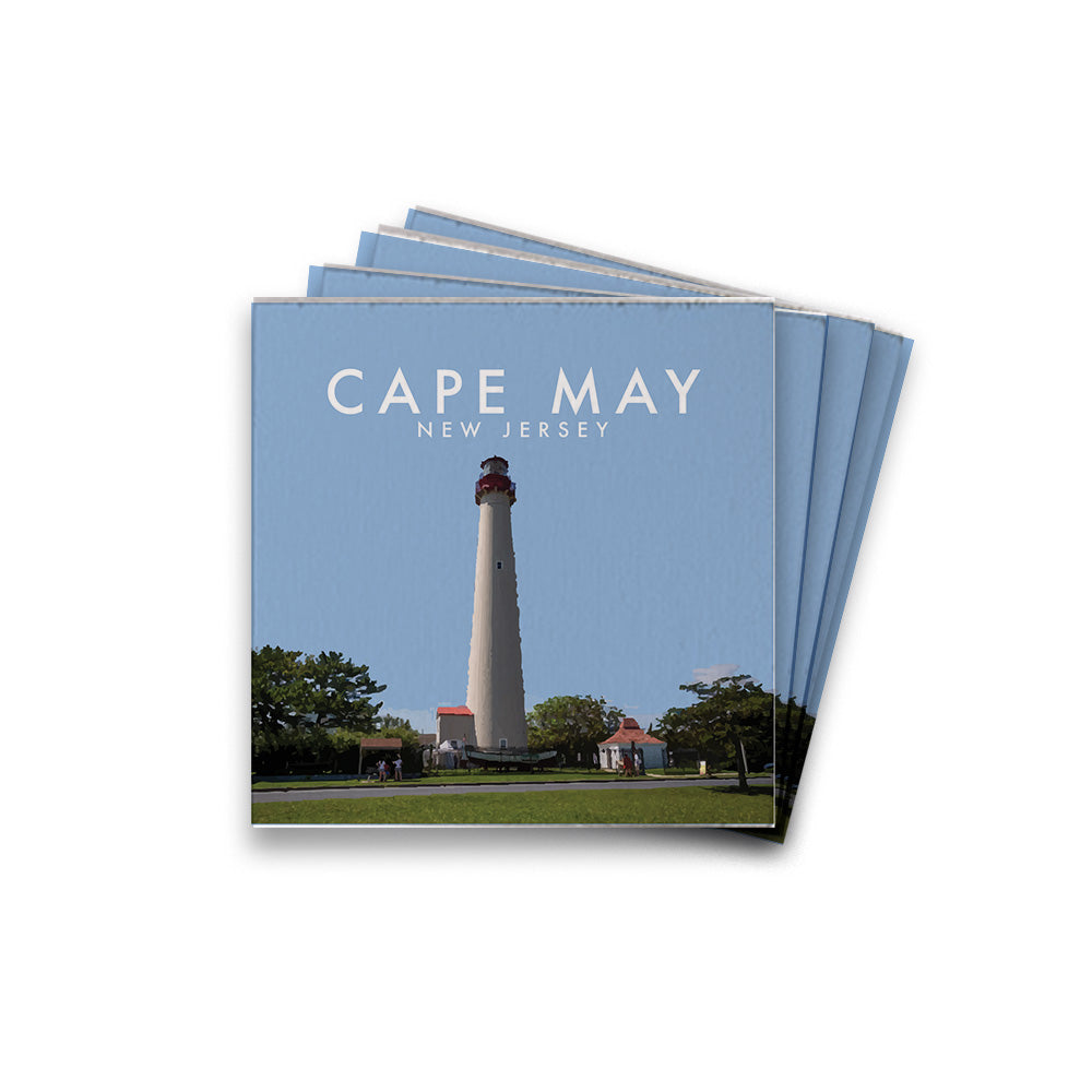 Cape May New Jersey Coaster Set