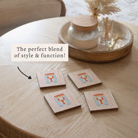 Boston Lobster Match Box Coaster Set