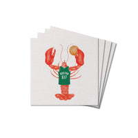 Boston Basketball Lobster Coaster Set