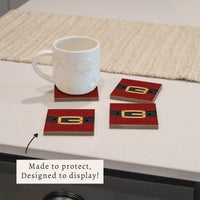 Santa's Buckle Coaster Set