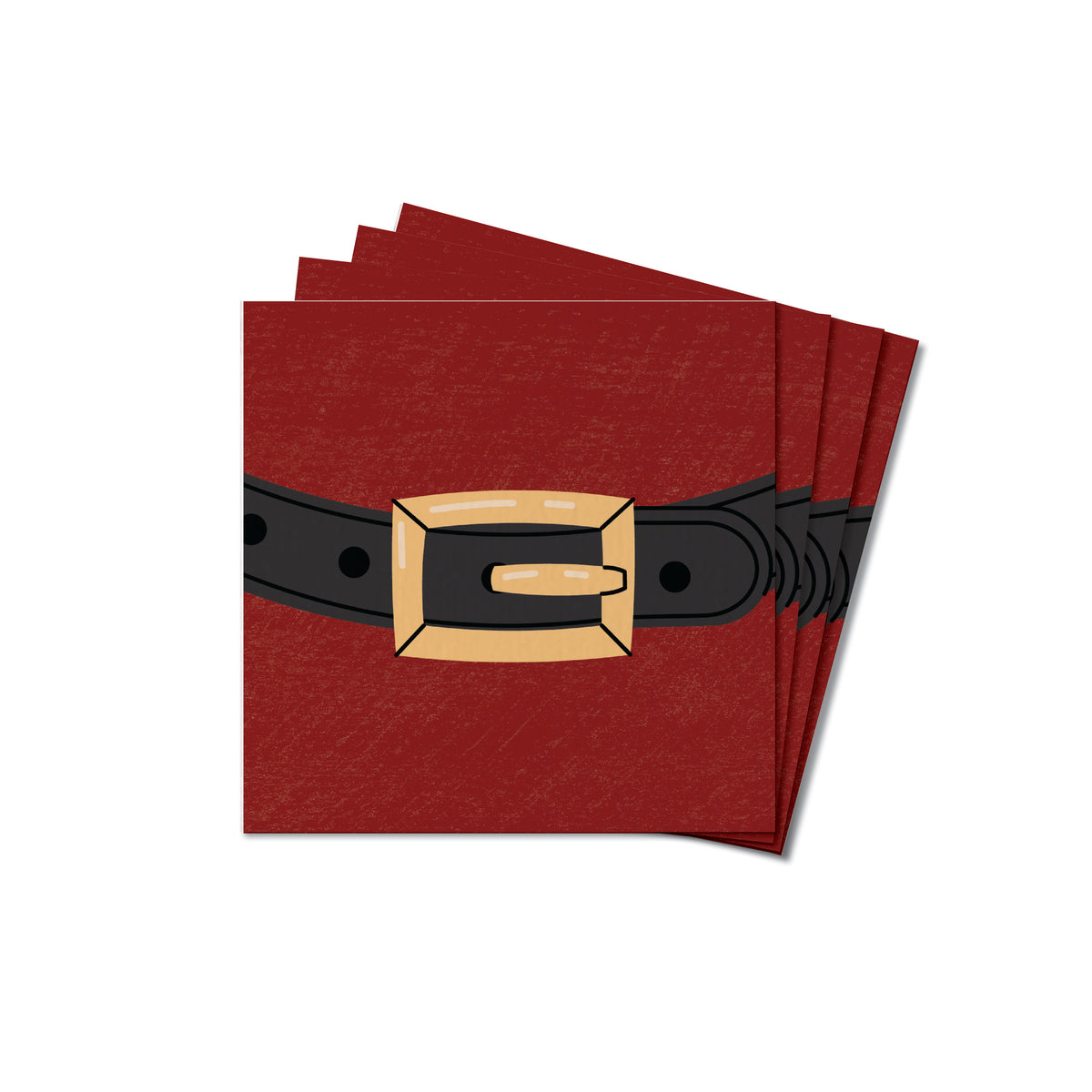 Santa's Buckle Coaster Set