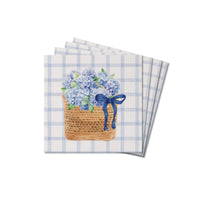 Hydrangea Basket Coaster Set