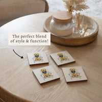 Coastal Dog Coaster Set