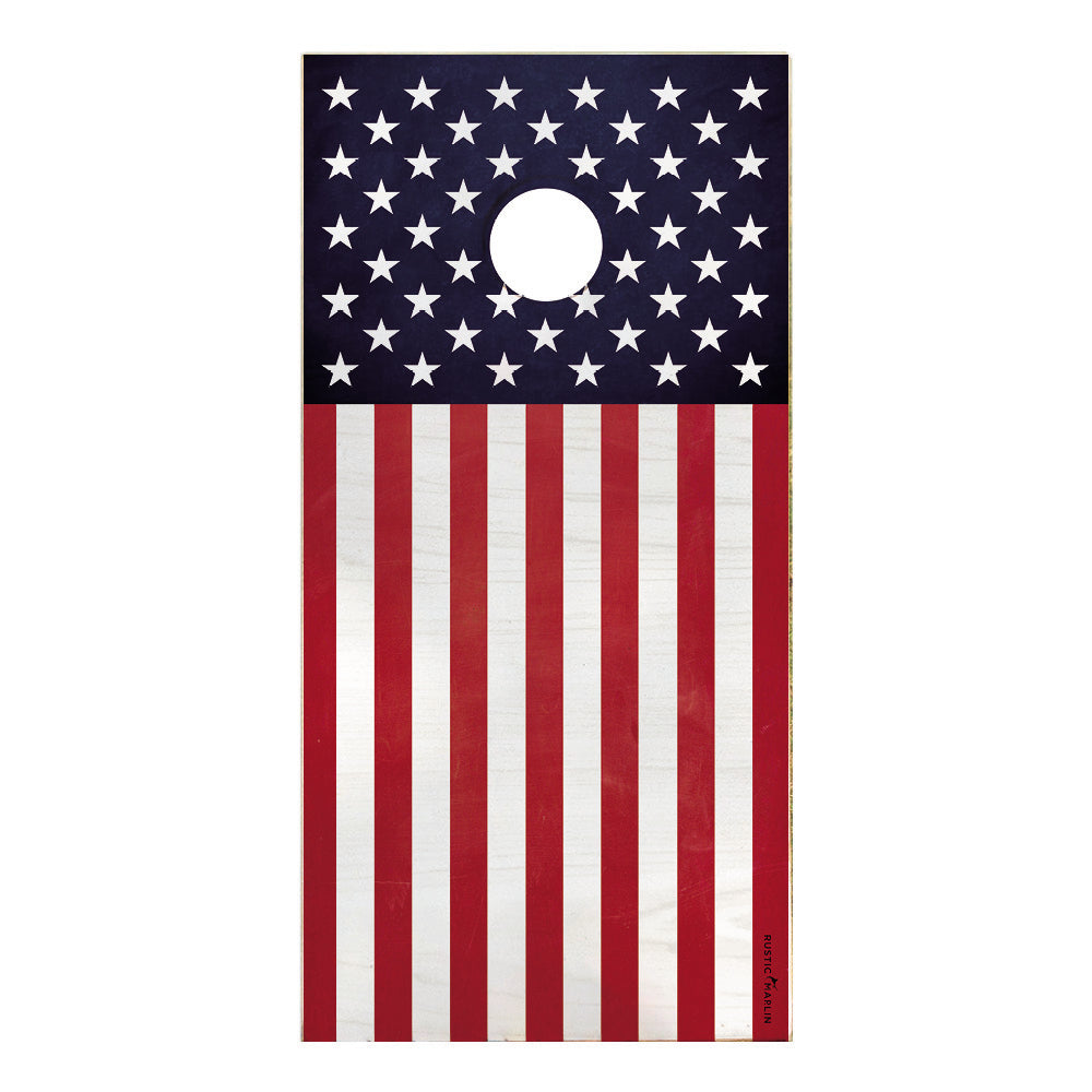 Americana Rustic Marlin Cornhole Game Set