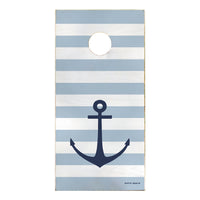 Blue Stripes Anchor Cornhole Game Set