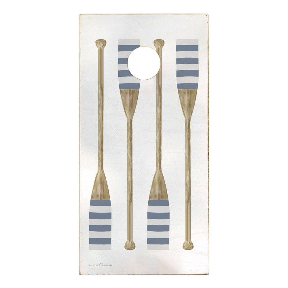 Striped Oars Cornhole Game Set