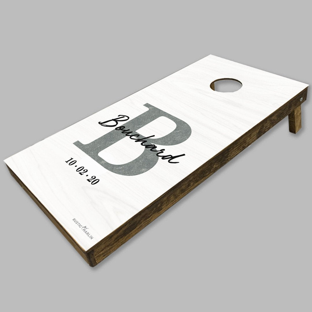 Monogram Personalized Cornhole Game Set