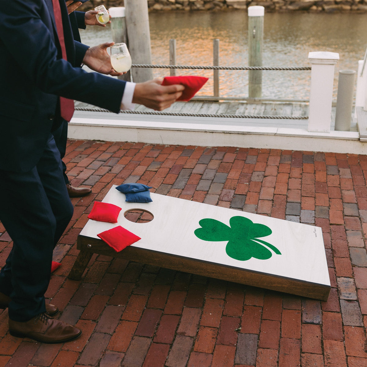 Shamrock Cornhole Game Set