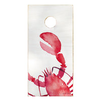 Watercolor Lobster Cornhole Game Set