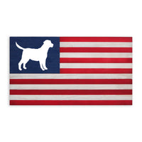 Dog American Flag