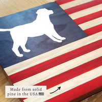 Dog American Flag