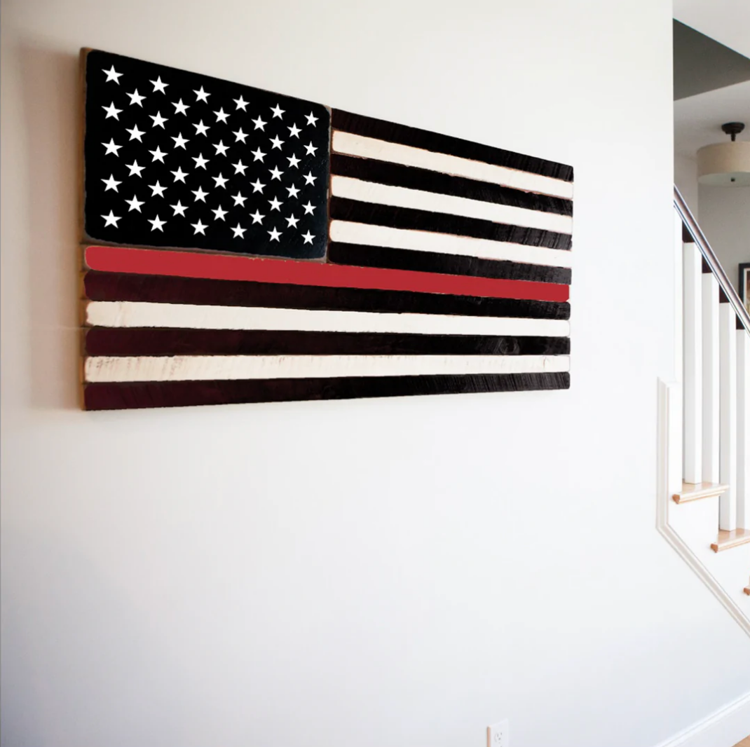 Thin Red Line American Flag