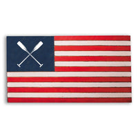 Crossed Oars American Flag