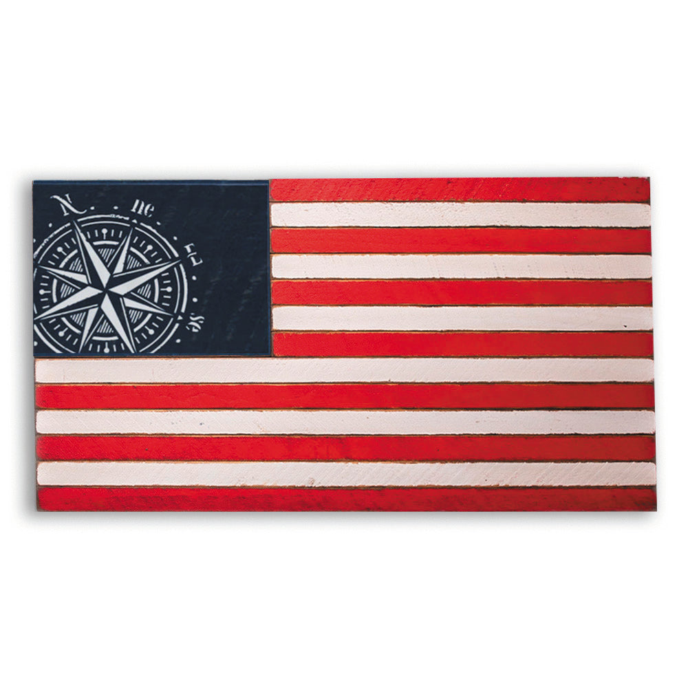 Compass American Flag