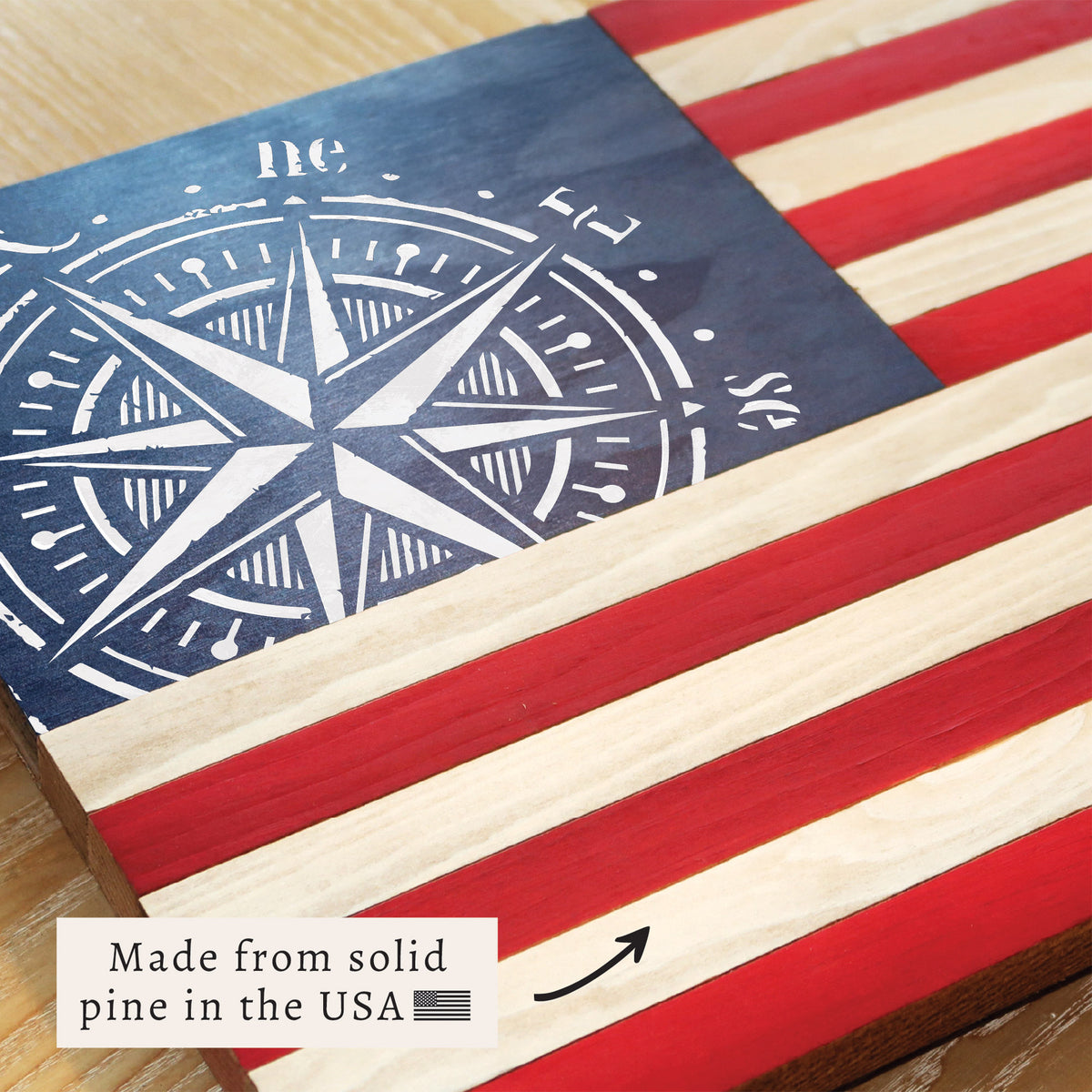 Compass American Flag