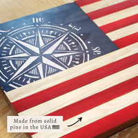 Compass American Flag