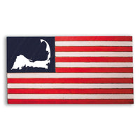 Cape Cod Wooden American Flag