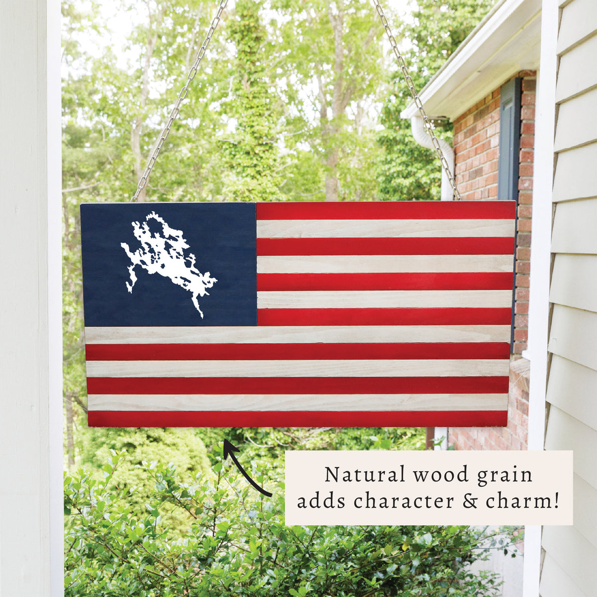Lake Winnipesaukee American Flag