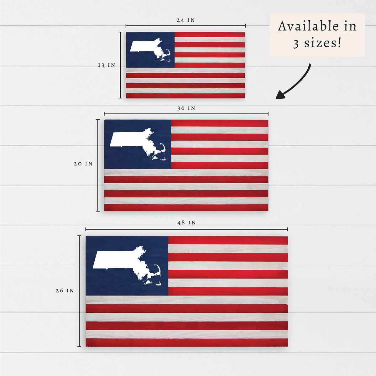 State Personalized American Flag