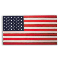 50 Starfish Wooden American Flag