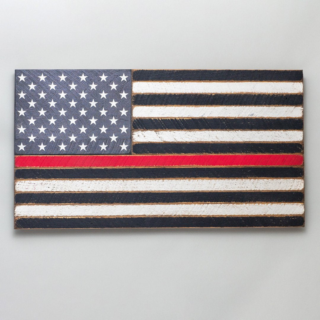 Thin Red Line American Flag