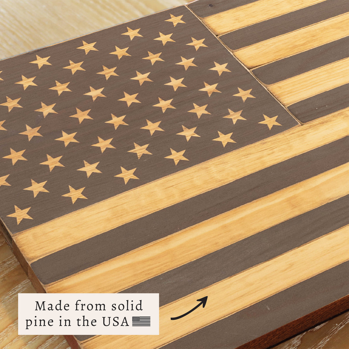Natural Classic American Flag